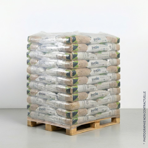 Palette de granulés de bois (Quantité 70 sacs)