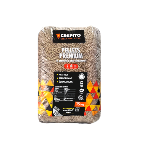 Granulés de Bois Crépito en Palette (72 Sacs)  | évole énergies