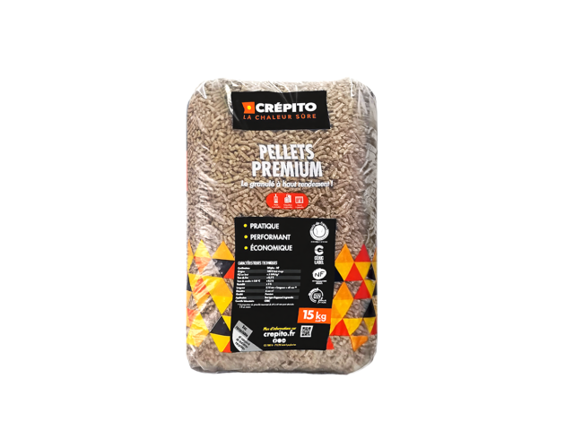 Granulés de Bois Crépito en Palette (72 Sacs)  | évole énergies