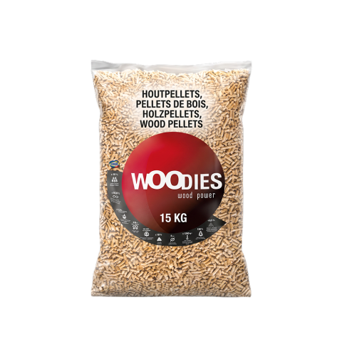 Granulés de Bois Woodies en Palette (66 Sacs)  | évole énergies