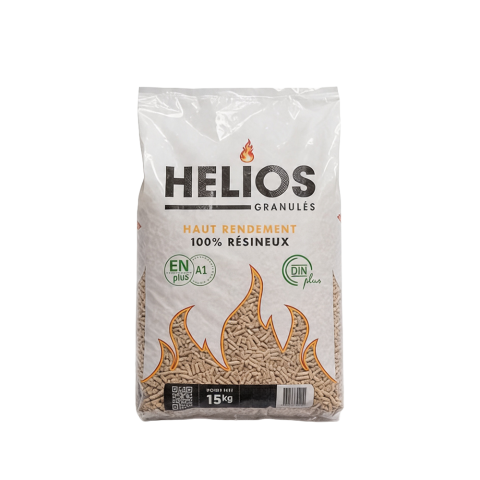 Granulés de Bois Helios® en Palette (65 Sacs)  | évole énergies