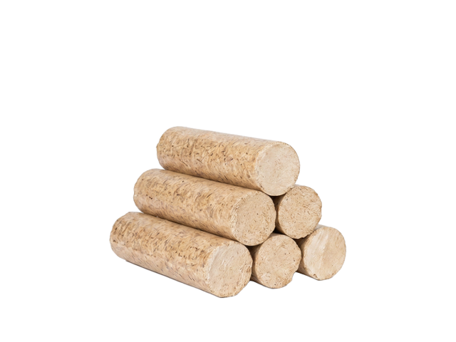 Bûches densifiées rondes - Crépito®