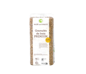 Sac de granulés de bois de 15 kg pour poêle ou chaudière.