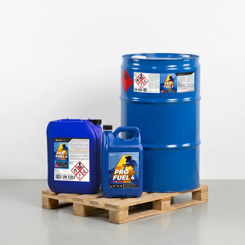 Nos essences 4 temps sont disponibles en 5, 20, 55, 200 litres et IBC