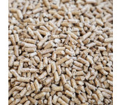 Détail granulés de bois vrac