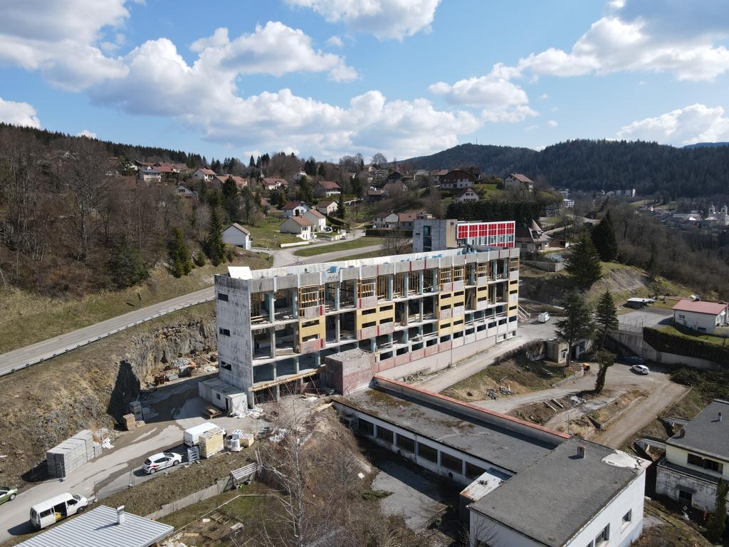 Isolation thermique par l’extérieur – bâtiment de 3000 m²