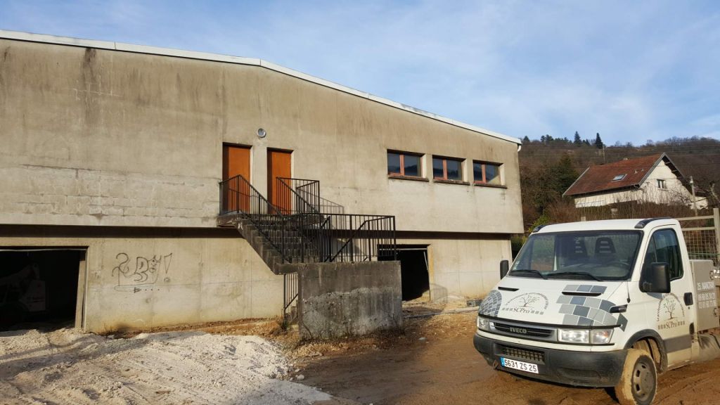 Ravalement de façade / Création d’ouvertures / Menuiseries / Balcon