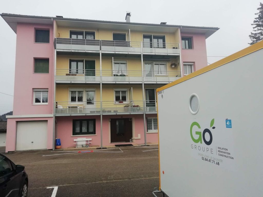 Isolation thermique par l’extérieur / Balcon / Rénovation bâtiment